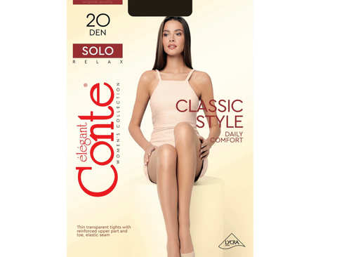 Колготки женские 20 Den Solo, р.3 Mocca conte