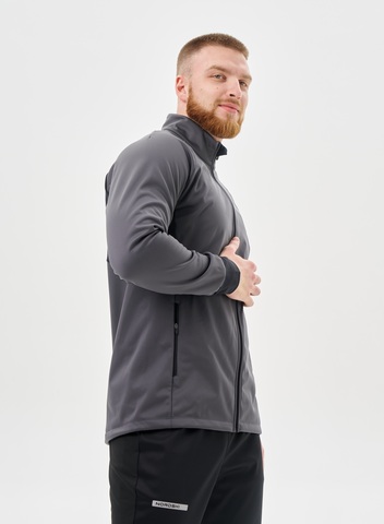 Мужская тренировочная лыжная куртка Nordski Core graphite-black