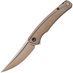 Фото Складной нож TUOTOWN Saira Stonewash, сталь T14N, рукоять Grey Ti