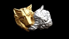 Силиконовый молд № 533 Волки