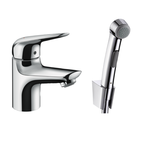 Hansgrohe Novus 71144000 Смеситель для раковины с гигиеническим душем