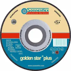 Отрезной диск по нерж стали Golden Star 180x1,6x22,23 AZ46 W F41 INOX Sonneflex Sonnenflex 00726