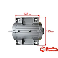 Двигатель эл. переменного тока QUATTRO ELEMENTI QE52/62/82DN (906-999-060)