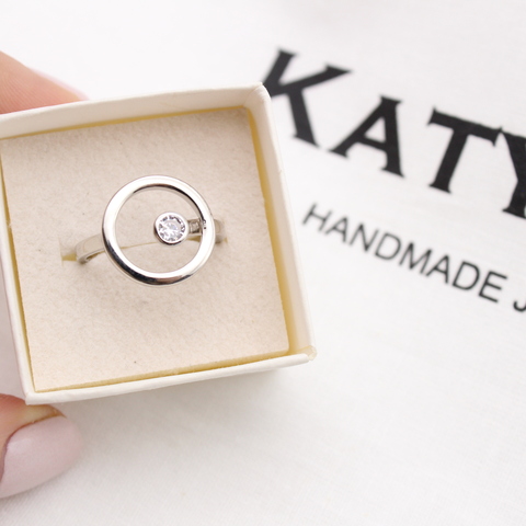 Кольцо Amore small silver