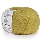 Пряжа Gazzal Super Kid Mohair 64405 олива