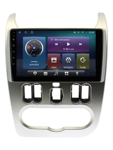 Магнитола Renault Logan / Sandero (2010-2015) Android 11 4/64GB QLED DSP модель CB-2095TS18
