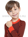 Комплект термобелья из шерсти мериноса Norveg Climate Control Orange-Black детский