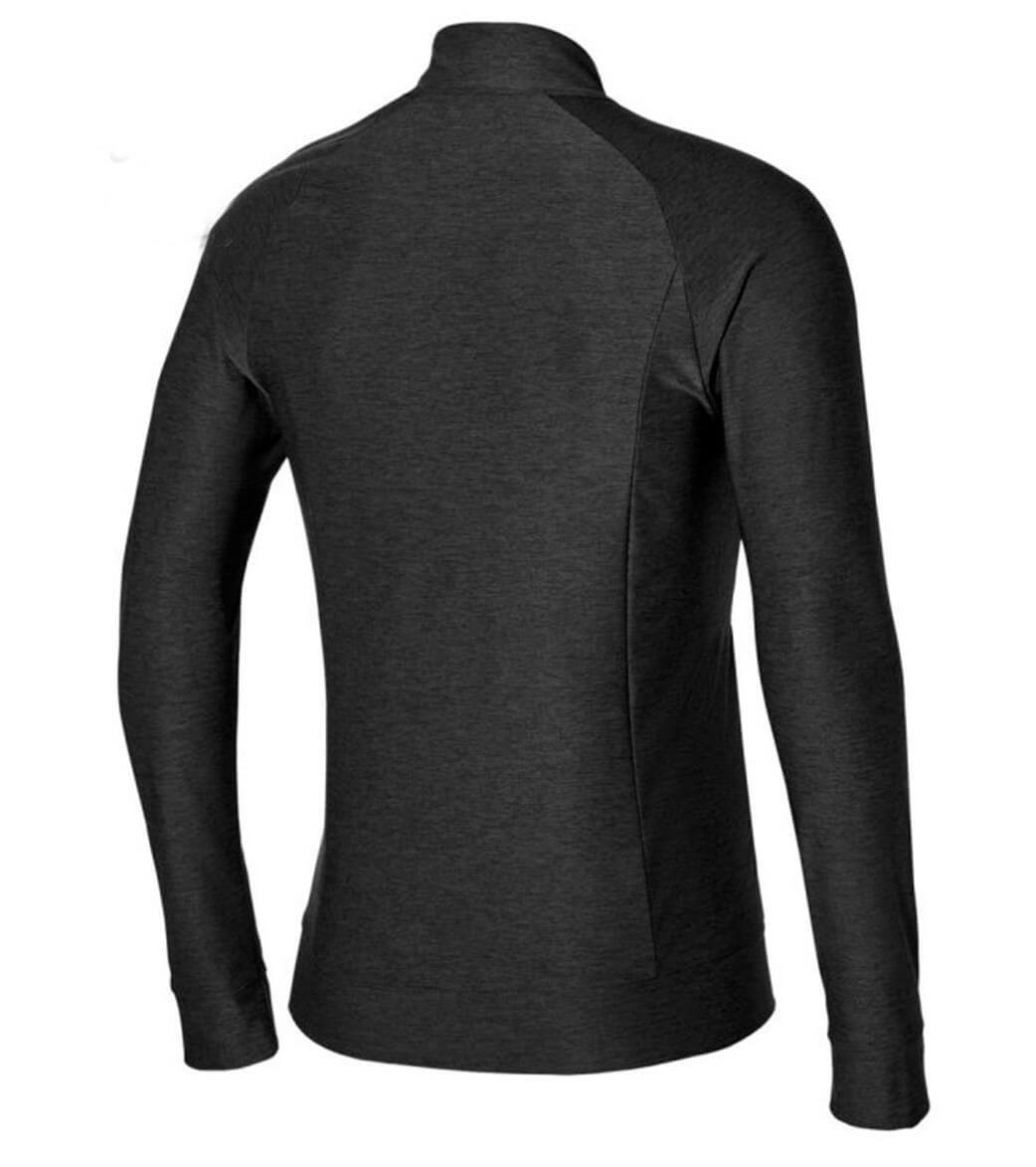Mizuno Training Jacket рубашка для бега мужская черная - 2