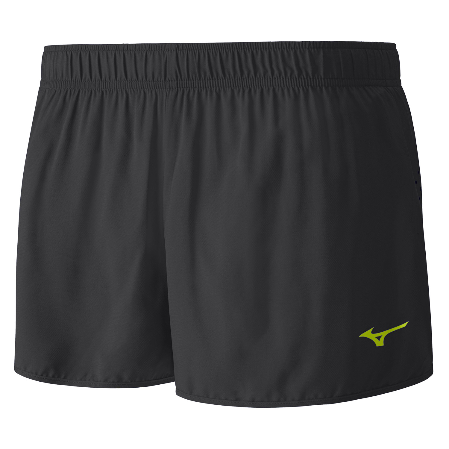 Беговые шорты мужские Mizuno Premium Aero Split 1.5 черные