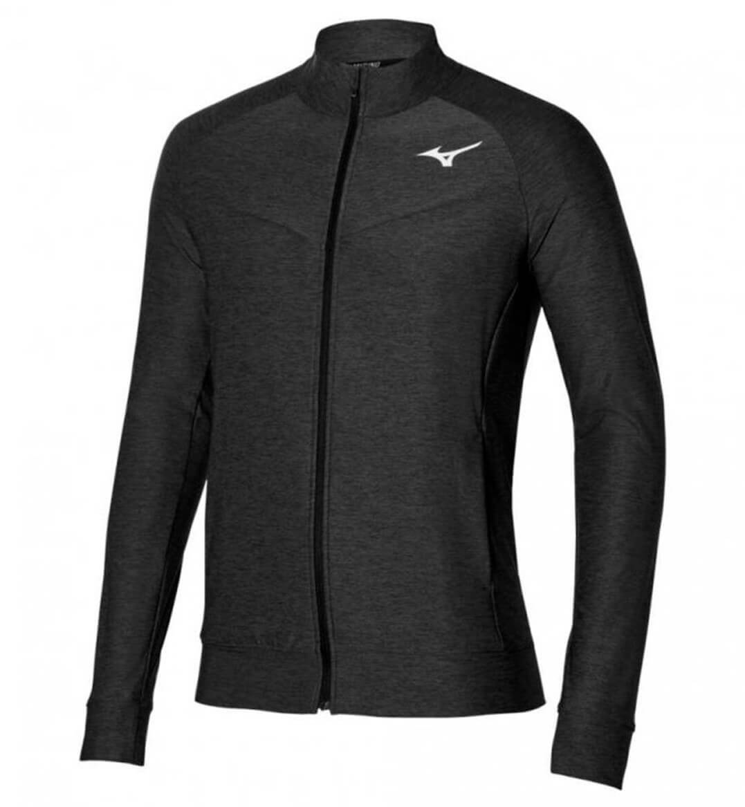 Mizuno Training Jacket рубашка для бега мужская черная