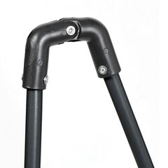 Кресло складное 70х70х92.5 см, Элит, черное, 100 кг, YTMC007B-black