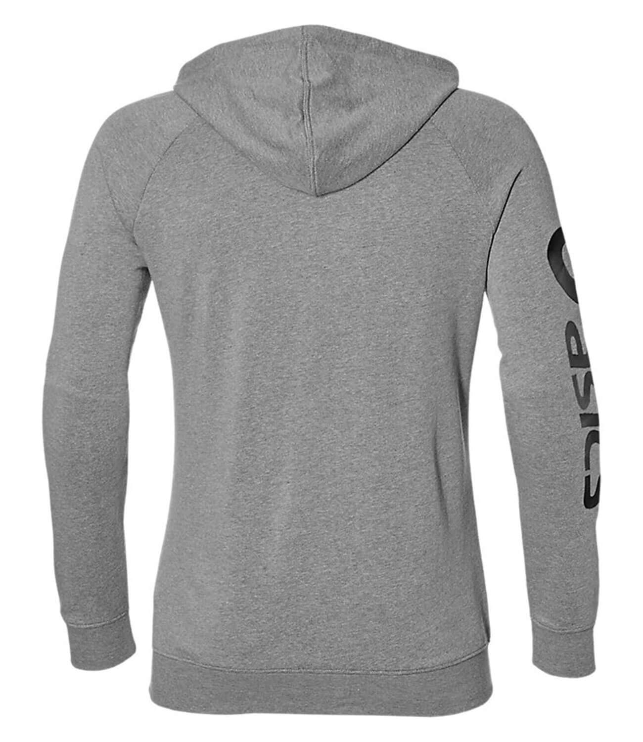 Asics Full Zip Hoodie толстовка мужская серая - 2