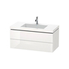 Duravit L-Cube LC6928O2222 Тумба под раковину, ширина, мм-1000, глубина, мм-480, высота, мм-500, тип установки-подвесной, форма мебели-прямоугольная, раковина-есть, количество раковин-1, вырез под раковину-один, форма раковины-прямоу