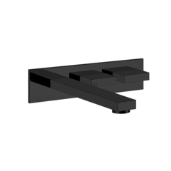 Gessi Rettangolo T 20488#299 Встраиваемый смеситель для раковины, излив 200мм(внешние части), цвет: черный фото