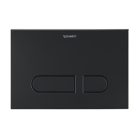 Duravit A.1 WD5001031000 Клавиша смыва двойной смыв, пластик, цвет черный матовый
