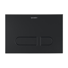 Duravit A.1 WD5001031000 Клавиша смыва двойной смыв, пластик, цвет черный матовый фото
