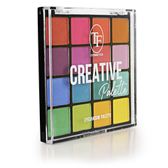 TF Палетка теней CREATIVE PALETTE 16 тонов тон 01 Цветная  CTE39