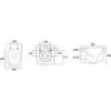 Abber Bequem AC1104TN Унитаз подвесной, цвет: белый
