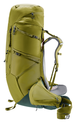 Картинка рюкзак туристический Deuter Aircontact Core 70+10 Cactus/Ivy - 9