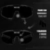 Спортивные гоночные очки 4KAAD Mirador Zeiss матовый - 7
