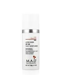 M.A.D Hyper Sheer Daily Moisturizer, SPF 50