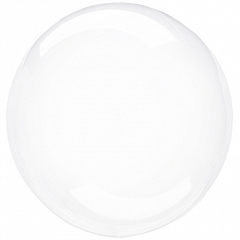 Шар К Deco Bubble (Бабл), 36''/70-80 см, Прозрачный, Плоский, 1 шт. (В красной упаковке)