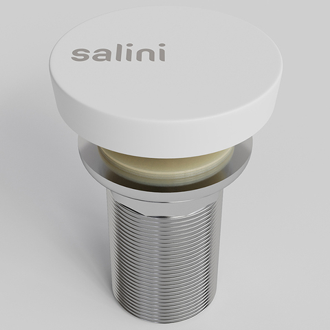 Salini 162302M\16232WM Донный клапан  для раковины  D504 "Up&Down"для Alda/Marea/Luce, S-Stone, цвет: белый матовый