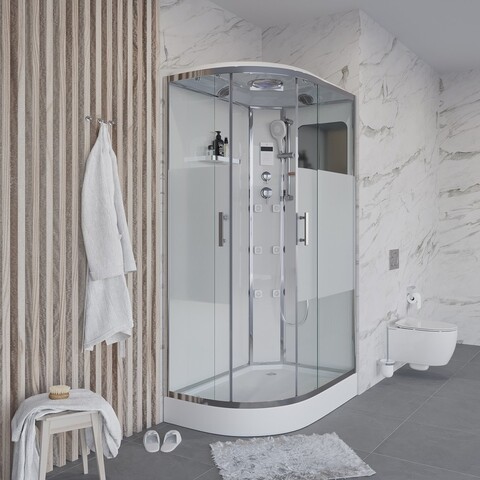 Душевая кабина Niagara Ultra NG-303-01R (120х80х220) низкий поддон(16см),стекло матовое