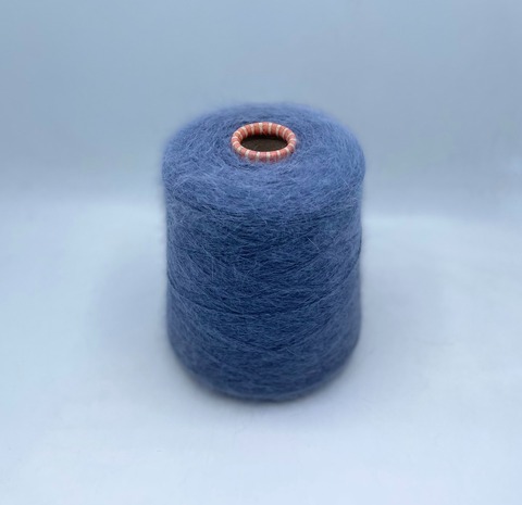 Бобинная пряжа (пр.Италия), art-Spiky 2/10 500м/100гр. 80%Ангора 20%Полиамид, цвет-Грозовое облако арт.31382