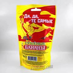 Сушеные бананы Вьетконг, упаковка 200 г обратная сторона