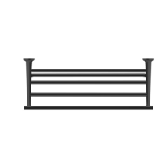 Duravit Starck T 99444600 Полочка для полотенец 610x232мм настенная, цвет черный матовый фото