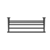 Duravit Starck T 99444600 Полочка для полотенец 610x232мм настенная, цвет черный матовый