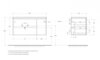 BelBagno Kraft KRAFT-1200-2C-1A-SO-CG-L Тумба под раковину подвесная, 120x46, цвет: серый