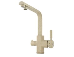 Смеситель KAISER Decor 40144-16 песочный мрамор для кухни под фильтр (Sand 302) 6