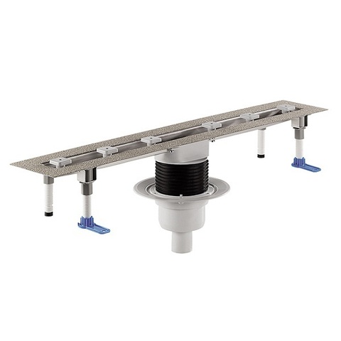 Hutterer&Lechner HL 50FV.0/70 Плоский душевой лоток без решетки, выпуск вертикальный, монтажная высота 31 мм, длина 700 мм, DN 50