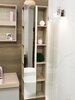 Geberit Citterio 500.569.JI.1 Стеллаж с зеркалом: 40x160x25см, Бежевый дуб / Меламин, древесная структура