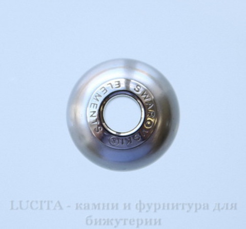 5890 Бусина Сваровски BeCharmed Pearl Crystal Grey 14х10 мм ()