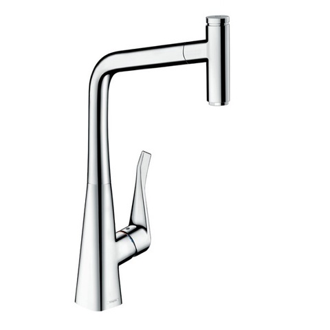 Hansgrohe 73803000 Смеситель для кухни с выдвижным изливом и лейкой