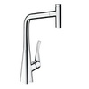 Hansgrohe 73803000 Смеситель для кухни с выдвижным изливом и лейкой