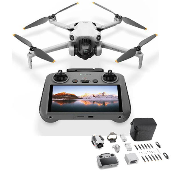 Квадрокоптер DJI Mini 4 Pro Fly More Combo с пультом DJI RC 2 (ПОТРЕБИТЕЛЬСКИЕ)