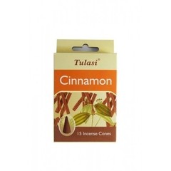 Tulasi Cinnamon Благовоние-конус Корица, 15 шт