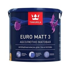 Тиккурила ЕВРО МАТ-3 (1) Краска интерьерная 2,7л