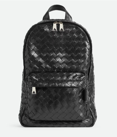 Рюкзак Bottega Veneta Intrecciato черный