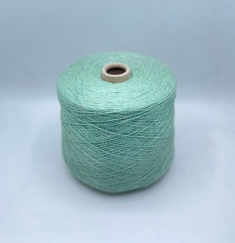 G&G Filati (пр.Италия),art-Ma vie 2/26 1300/100гр, 50%Кашемир, 50%Шелк, цвет-Светло-зеленый меланж. арт.32310