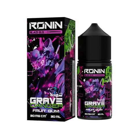 Жидкость RONIN B.A.D. V2 Salt 2% 30 ml Grave Danger - Ягодная жвачка