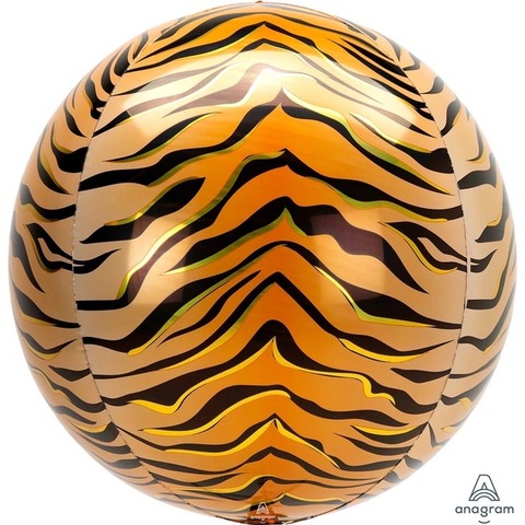 3D сфера 16" тигр сафари