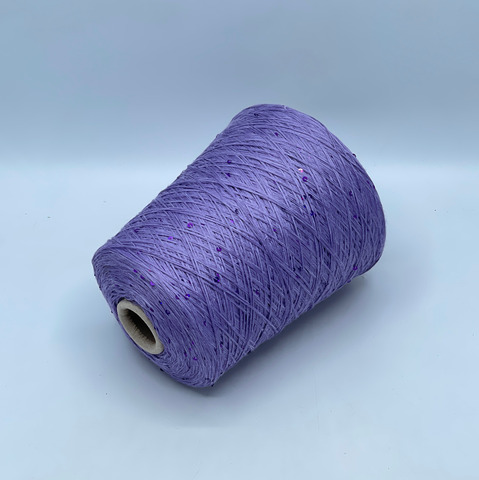 G&G Filati, Lino, 370м, 100%Лен+пайетка, Сиреневый, 40050