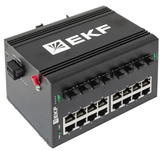 Коммутатор промышленный неуправляемый EKF TSX-U-8GX/SFP-16GT