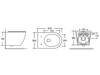 Aquatek AQ1805T-00 AQ1805T-00 АУРА Унитаз подвесной безободковый 520*360*360, смыв торнадо, тонкое сиденье с механизмом плавного закрывания, крепеж