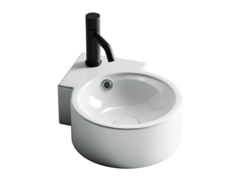 Ceramica Nova Element CN5019 Умывальник подвесной угловой, 31x41, цвет: белый